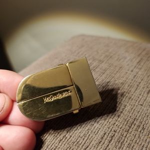 Vintage YSL belt buckle gold